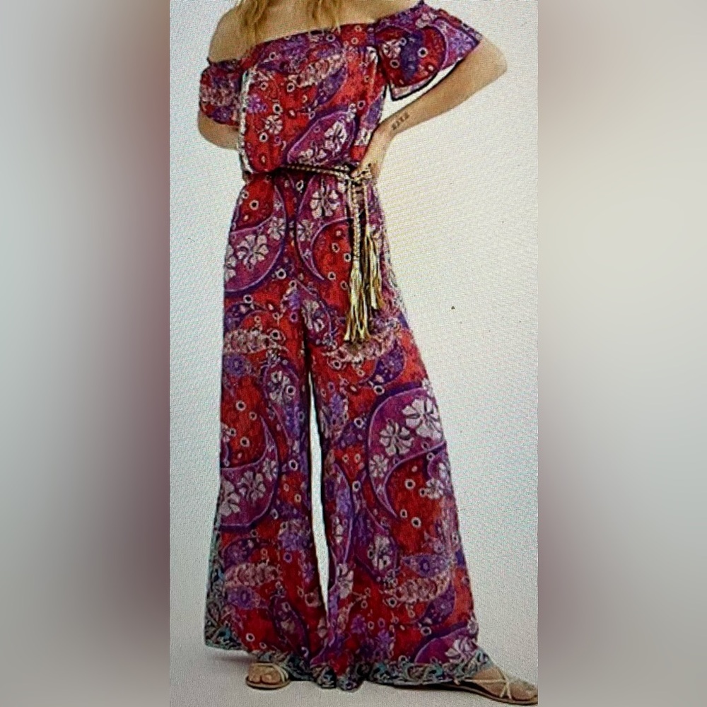 Free People Carmen Jumpsuit/ multicolors